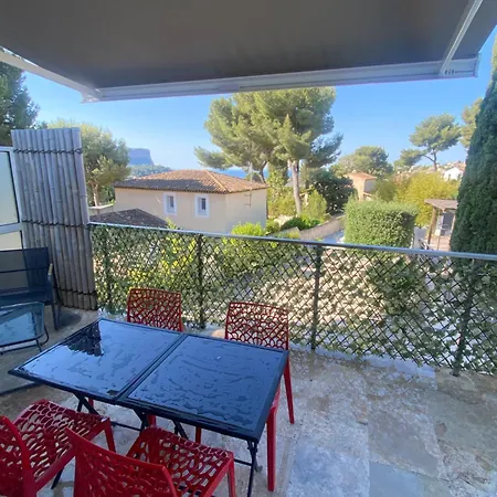 Le Petit Cassis Appart 70M2 Dans Villa Avec Acces Libre Piscine Vue Mer Et Falaise De Cassis Parking Prive Quartier Residentiel Tres Calme-Plage 5Mn En Voiture * קסיס