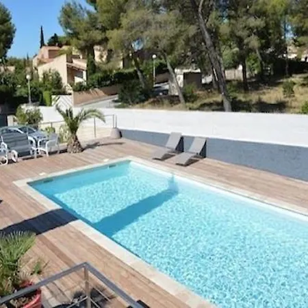 Le Petit Cassis Appart 70M2 Dans Villa Avec Acces Libre Piscine Vue Mer Et Falaise De Cassis Parking Prive Quartier Residentiel Tres Calme-Plage 5Mn En Voiture *